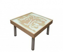 Столик на ножках для рисования песком Радуга. Подсветка белая - «globural.ru» - Тихорецк