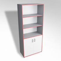 Шкаф широкий открытый с закрытой тумбой ТР2 ЛДСП - «globural.ru» - Тихорецк