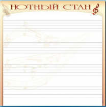 Доска магнитно-маркерная "Нотный стан" - «globural.ru» - Тихорецк