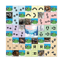 Коврик для логобота Пчелка "Следы животных" - «globural.ru» - Тихорецк