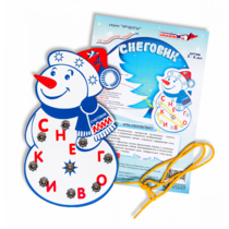 Игровое пособие Шнур-грамотей "Снеговик" - «globural.ru» - Тихорецк