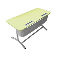 Стол ученический двухместный  "Асташка -2" с наклоном столешницы  - «globural.ru» - Тихорецк