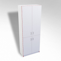 Стеллаж закрытый А-310 ТР ЛДСП  - «globural.ru» - Тихорецк