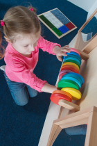 Тактильно-развивающая панель «Цветные круги» (вариант 1) - «globural.ru» - Тихорецк