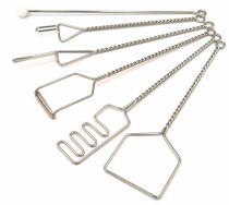 Комплект "Постановочные зонды на витых ручках с колечком (шарик фторопласт) (6 штук) - «globural.ru» - Тихорецк