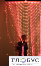 Мерцающий занавес в комплекте с источником света (ширина: 160 см количество нитей: 80 штук) - «globural.ru» - Тихорецк