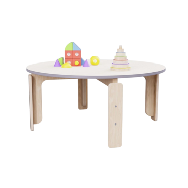 Круглый растущий стол из коллекции «НЕГА» р.гр. 0-1 (цвет бежевый) - «globural.ru» - Тихорецк