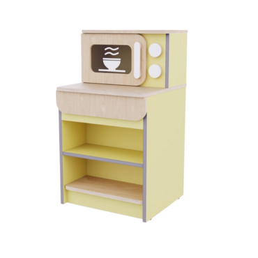 Модуль с микроволновкой из коллекции «НЕГА» (желтый) - «globural.ru» - Тихорецк