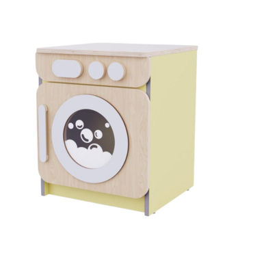 Стиральная машина из коллекции «НЕГА» (желтый) - «globural.ru» - Тихорецк