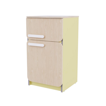 Холодильник из коллекции «НЕГА» (желтый) - «globural.ru» - Тихорецк