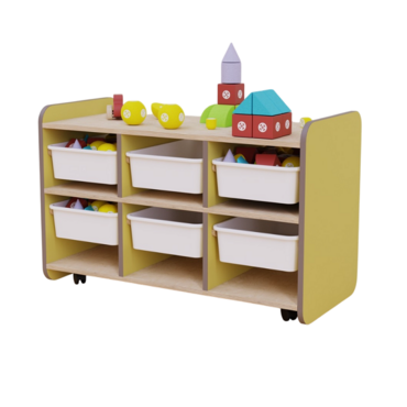 Мобильный модуль для хранения из коллекции «НЕГА» (цвет желтый) - «globural.ru» - Тихорецк