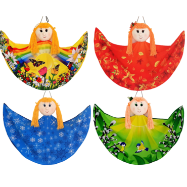 Набор кукол платковых "Времена года" 4 штуки - «globural.ru» - Тихорецк