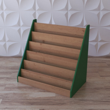 Стеллаж-витрина для книг "Познавательная горка" - «globural.ru» - Тихорецк