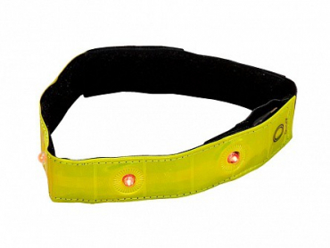 Световозвращающий светодиодный браслет на текстильной застежке - «globural.ru» - Тихорецк