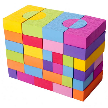 Конструктор мягкий 56 блоков - «globural.ru» - Тихорецк