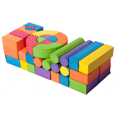 Конструктор мягкий 52 блока - «globural.ru» - Тихорецк