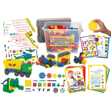 Конструктор STEM «Комбинированный» 480 деталей - «globural.ru» - Тихорецк