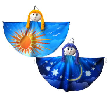 Набор кукол платковых "День - Ночь" 2 штуки - «globural.ru» - Тихорецк