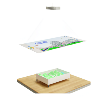 Интерактивный комплекс 3 в 1 с функцией двух видов интерактивного пола и песочницы - «globural.ru» - Тихорецк