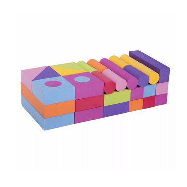 Конструктор мягкий 50 блоков (вариант 2) - «globural.ru» - Тихорецк