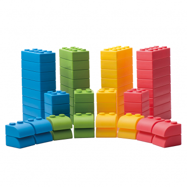 Мягкие блоки "Элтик" (64 предмета) - «globural.ru» - Тихорецк