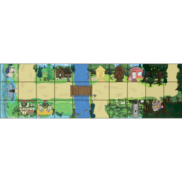 Тематическое поле-маршрутизатор «Сказка» для мини-робота Bee-Bot - «globural.ru» - Тихорецк