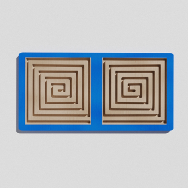 Такт-панель "Синий лабиринт № 3" - «globural.ru» - Тихорецк