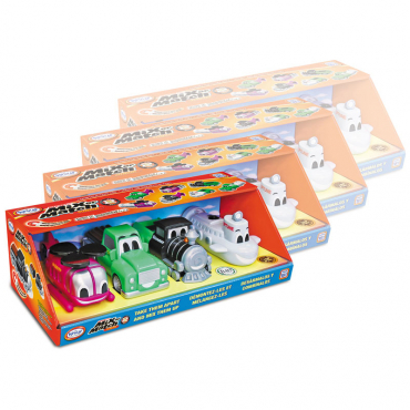 Магнитный конструктор Транспорт "Смешай и собери". Малыш №2 Комплект на группу - «globural.ru» - Тихорецк