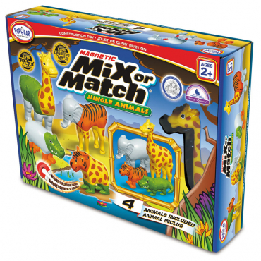 Магнитный конструктор "Смешай и собери". Животные. Стартовый набор - «globural.ru» - Тихорецк