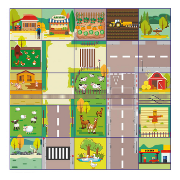 Коврик для логобота Пчелка "Ферма" - «globural.ru» - Тихорецк