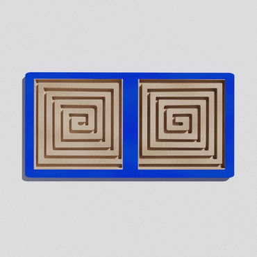 Такт-панель "Синий лабиринт №4" - «globural.ru» - Тихорецк