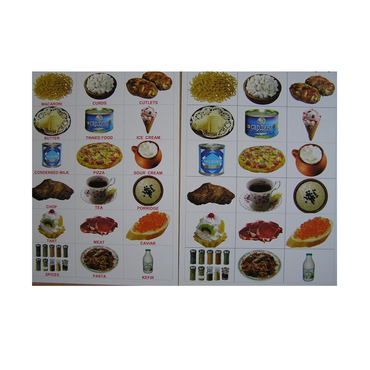 Английское лото "Еда" - «globural.ru» - Тихорецк