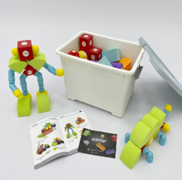 Мягкий магнитный конструктор «МАККИ 120» - «globural.ru» - Тихорецк