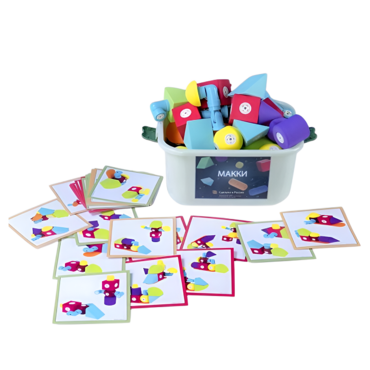 Мягкий магнитный конструктор "Макки 60" - «globural.ru» - Тихорецк