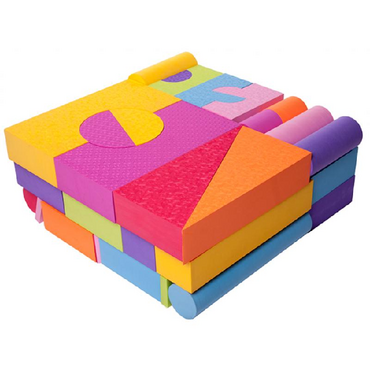 Конструктор мягкий 48 блоков ( вариант 3) - «globural.ru» - Тихорецк