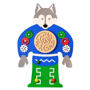 Бизиборд «Волчок- Серый Бочок» - «globural.ru» - Тихорецк