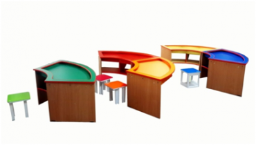 Детский тактильный песочный комплекс «Ручеек»  - «globural.ru» - Тихорецк