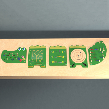 Бизиборд "Крокодил Гена" - «globural.ru» - Тихорецк