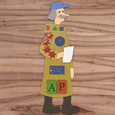 Бизиборд "Почтальон Печкин" - «globural.ru» - Тихорецк