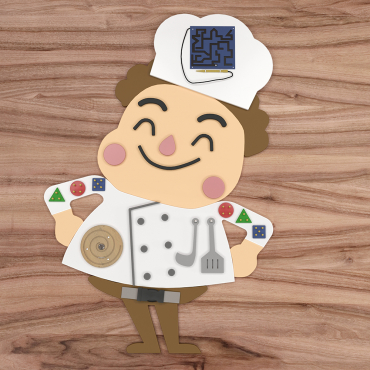 Бизиборд "Шеф-повар" - «globural.ru» - Тихорецк