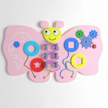 Бизиборд "Весенняя бабочка" - «globural.ru» - Тихорецк