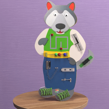 Бизиборд «Волчок-серый бочок» - «globural.ru» - Тихорецк