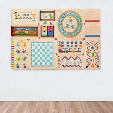 Дидактическая настенная панель «Наши чемпионы» - «globural.ru» - Тихорецк