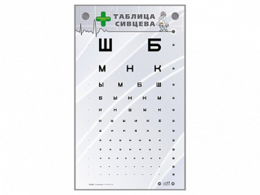 Интерактивный стенд "Таблица Сивцева" - «globural.ru» - Тихорецк