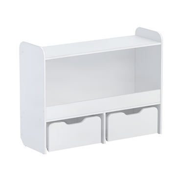 Стеллаж для игрушек и пособий "Росток 1" (белый) - «globural.ru» - Тихорецк