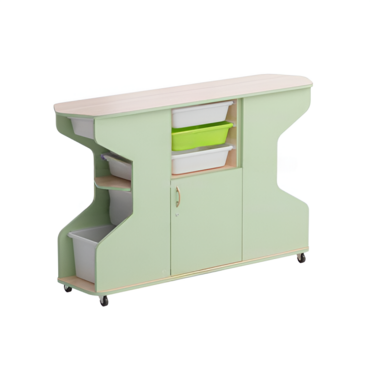 Стеллаж Робик 002 (бук/фисташковый) - «globural.ru» - Тихорецк