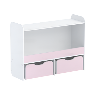 Стеллаж для игрушек и пособий "Росток 1" (белый/зефир) - «globural.ru» - Тихорецк