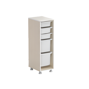 Стеллаж с лотками Робик 001 (дуб молочный) - «globural.ru» - Тихорецк