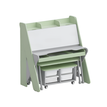 Набор мебели «Конструкторское бюро» (серый/фисташковый) - «globural.ru» - Тихорецк