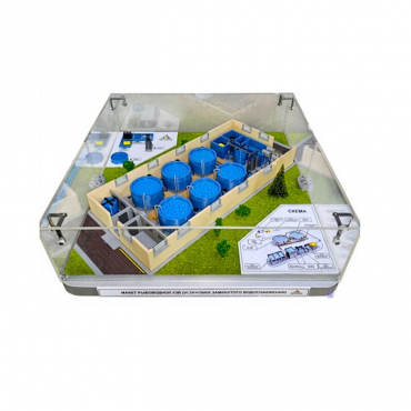 Макет рыбоводной УЗВ (установка замкнутого водоснабжения) - «globural.ru» - Тихорецк